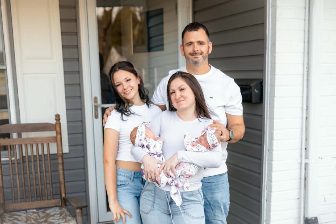 Mike with his family at home &mdash; Mike's Flooring, Feasterville-Trevose PA